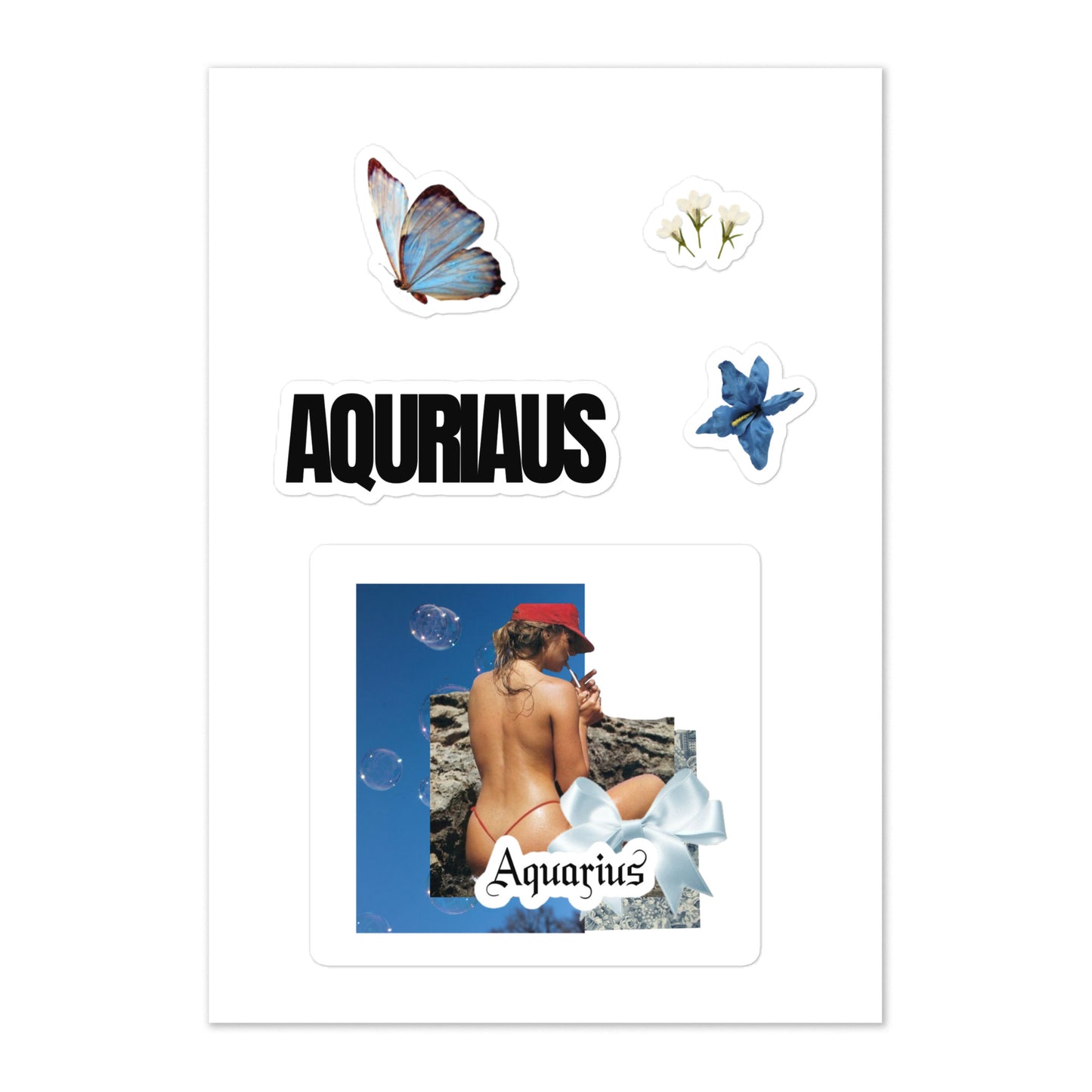 Aquarius sticker sheet