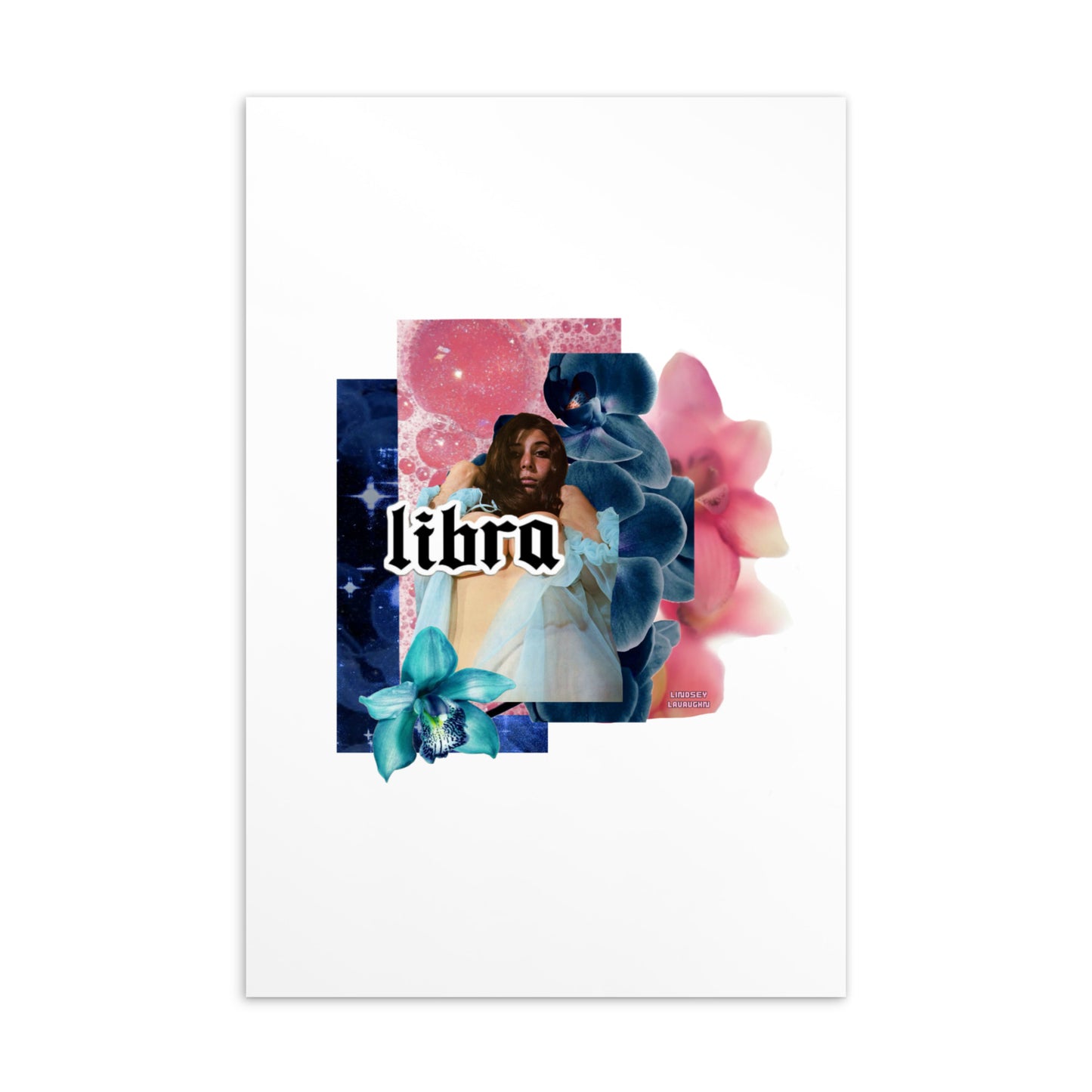 Libra postcard